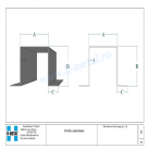 Profil ambutisat zincat Omega 25x40x15x3.0x6000 mm 1